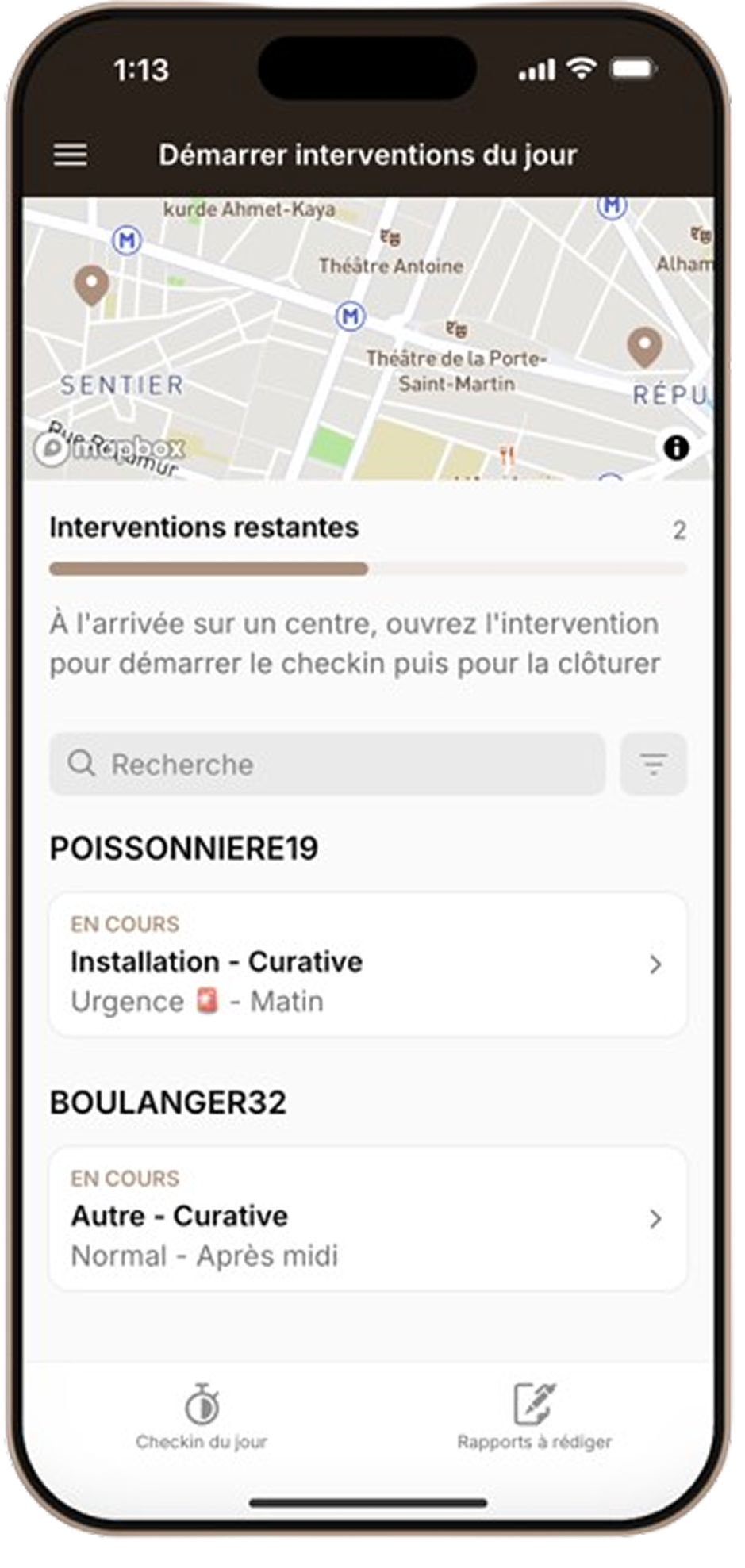 Deskeo app screenshot