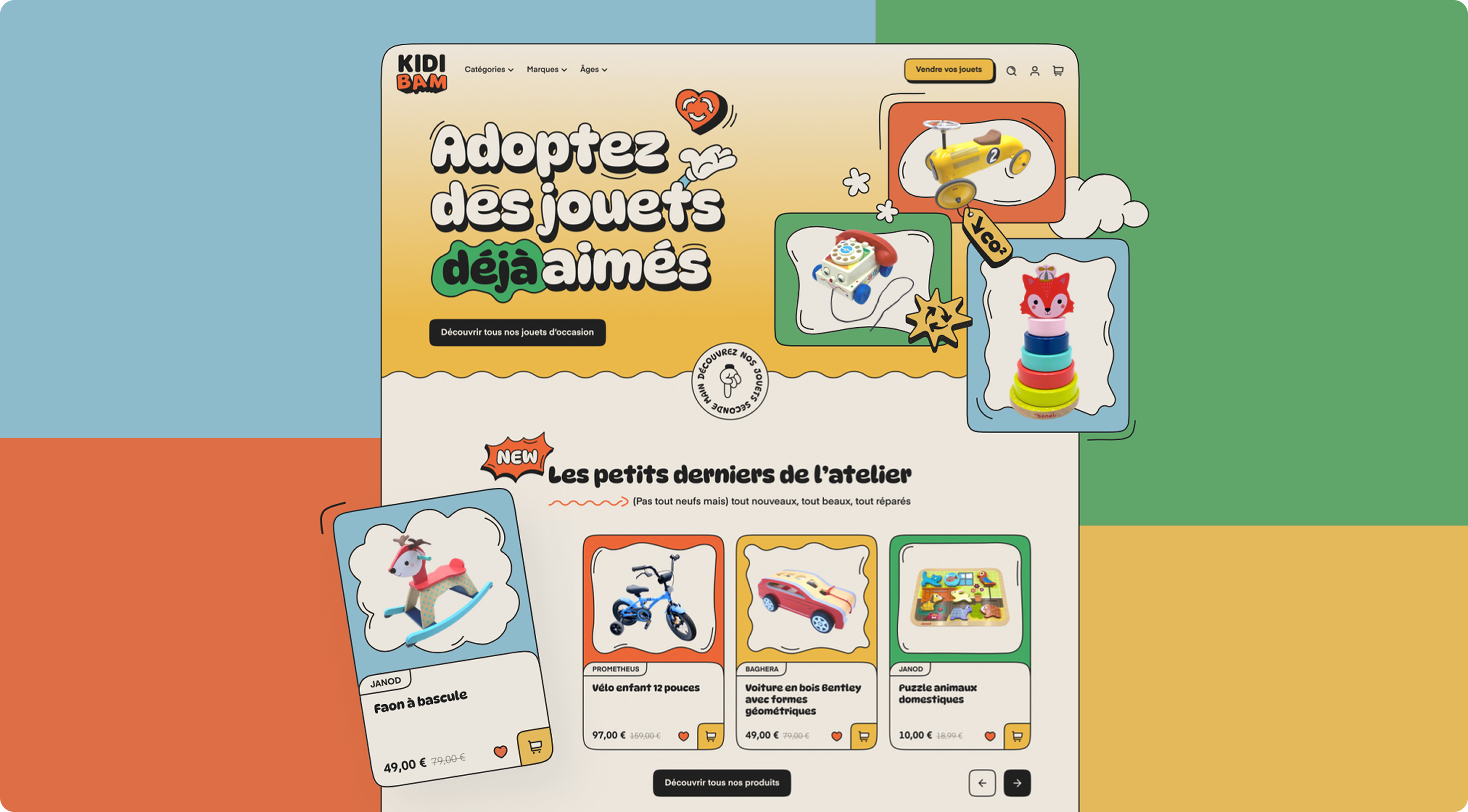 Kidibam website screenshot